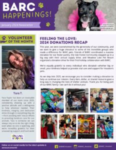 thumbnail of BARC January 2025 Newsletter
