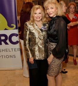 Sidney Faust, Houston BARC Foundation Director with Susan Boggio